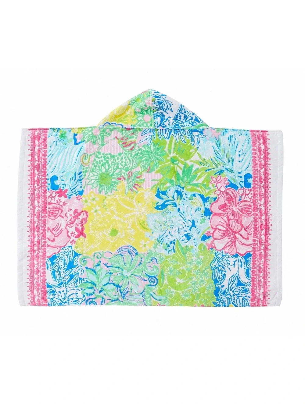 Lilly Pulitzer x Pottery Barn Kids Cheek to Cheek Baby Beach Hooded Towel NIP
